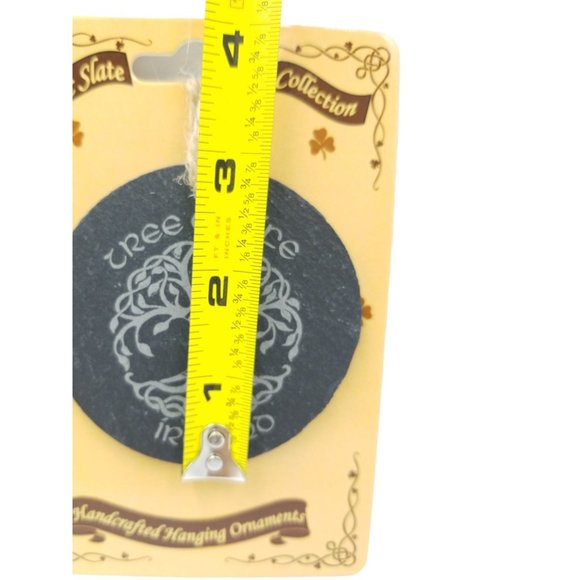 Irish Celtic Tree Of Life Black Slate Hanging Decoration - Picture 5 of 6